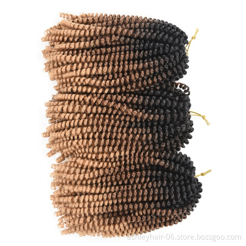 Wig industry with supply source spot wholesale spring twist can wear self-made African  Synthetic fiber hair
